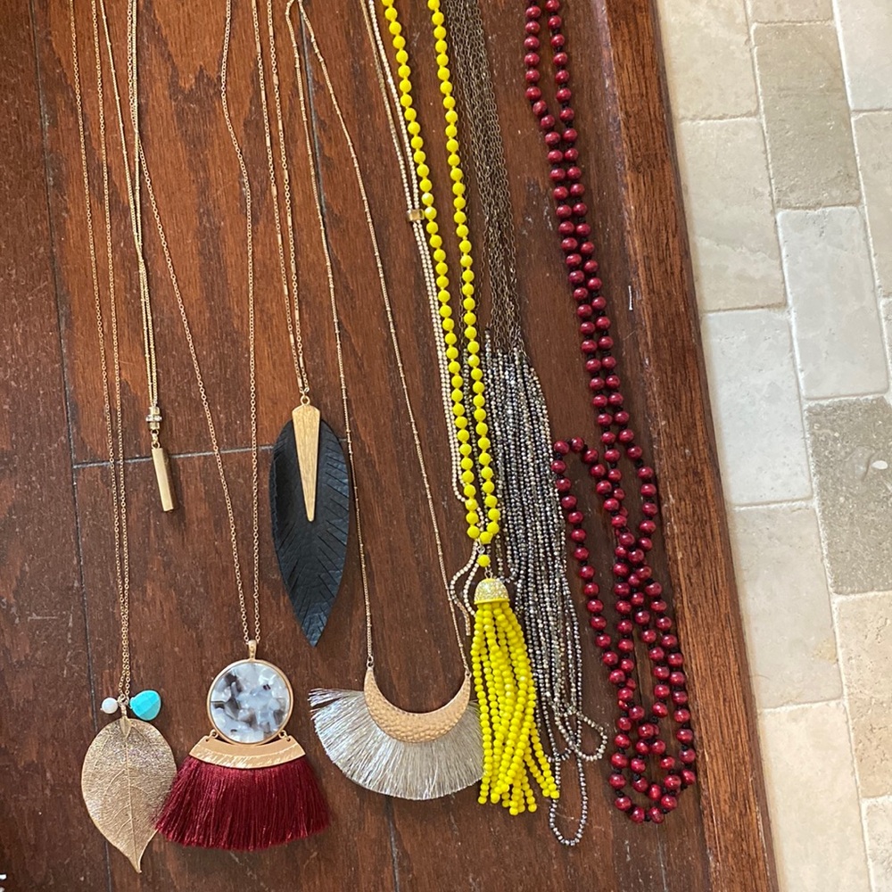 Costume jewelry necklace bundle